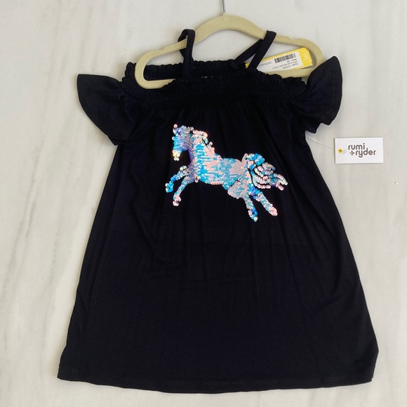 Rumi + Ryder Other - NWT Rumi + Ryder black Agra cold shoulder dress xs